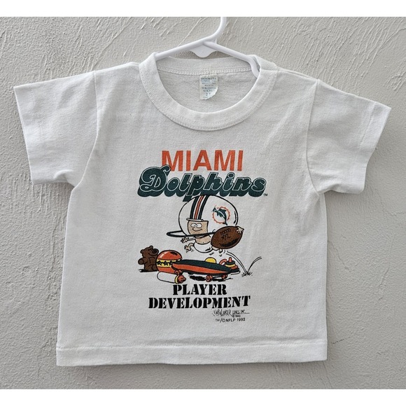 Comco, Inc Other - Vintage 1992 Miami‎ Dolphins 90's T-Shirt Single Stitch USA Size 2T *Please Read